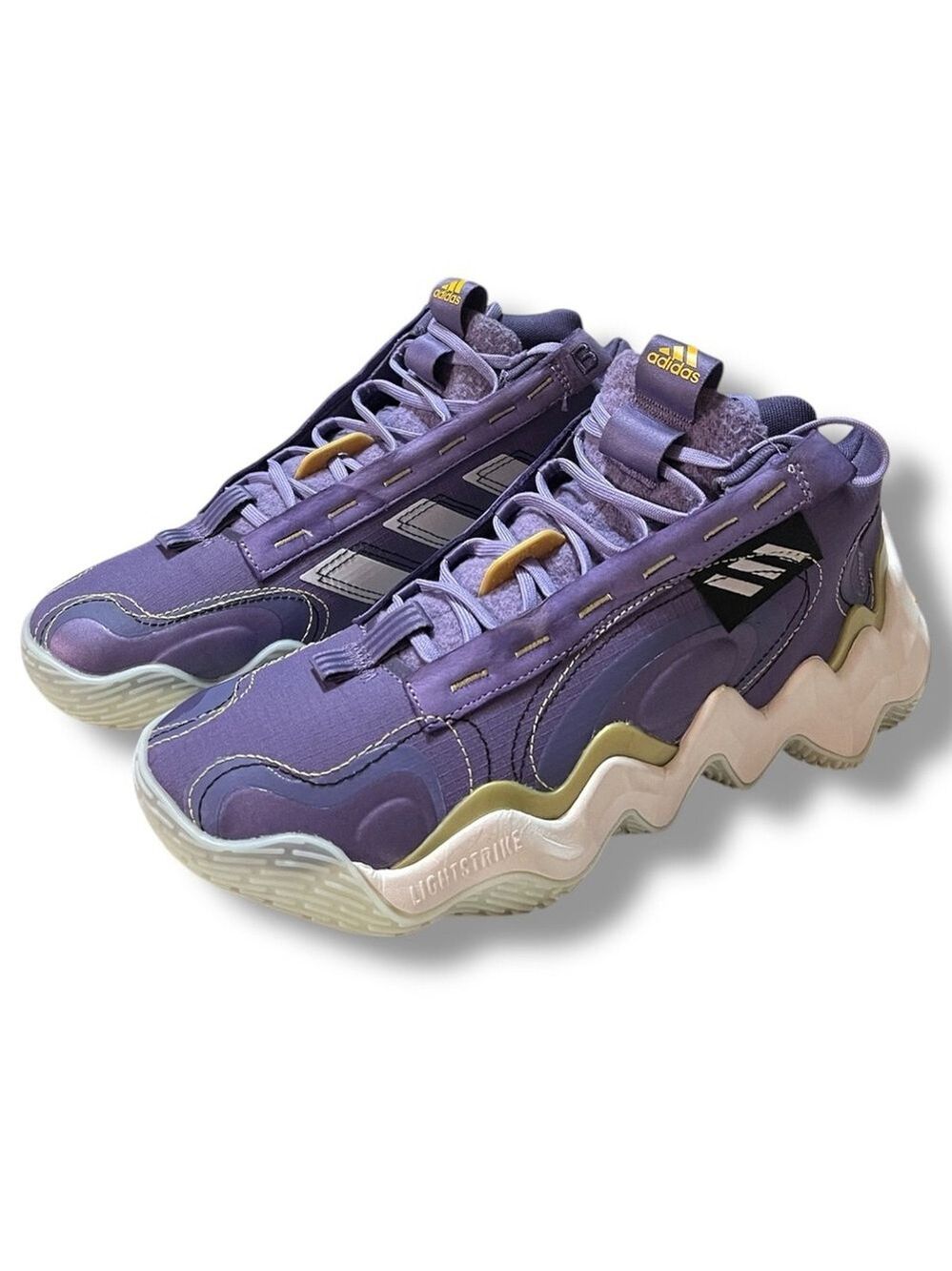 Adidas Exhibit B Candace Parker Mid Basketball Shoes Sneakers Size 10 Women’s - Picture 3 of 12